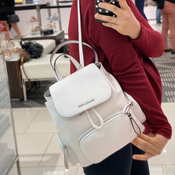 MK MEDIUM WHITE BACK PACK - Picture 3 of 3